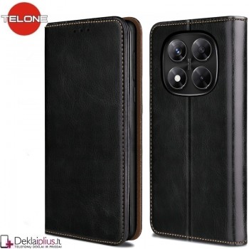 Telone grynos odos dėklas - juodas (Xiaomi Redmi Note 14 Pro 4G) Telone grynos odos dėklas - juodas (Xiaomi Redmi Note 14 Pro 4G)